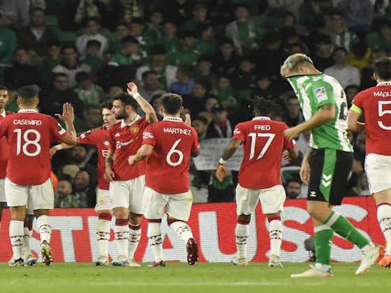 Imagen del artículo:Con Lisandro Martínez, Manchester United venció 1-0 a Betis y avanzó a los cuartos de la Europa League