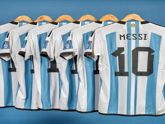 Imagen del artículo:Selección Argentina: 6 camisetas de Messi, usadas en Qatar 2022, fueron vendidas en 7,8 millones de dólares