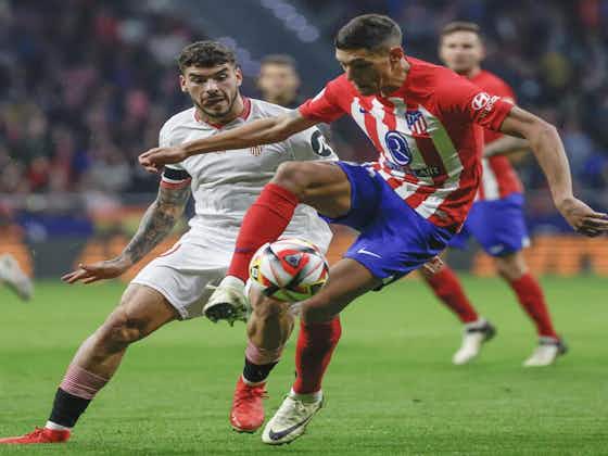 Imagen del artículo:Atlético Madrid de De Paul, Correa y Molina, venció 1-0 a Sevilla de Acuña y Ocampos, por la Copa del Rey
