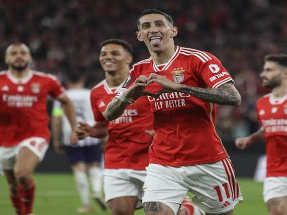 Imagen del artículo:Ángel Di María anotó un doblete y le dio la victoria a Benfica 2-1 ante Toulouse por la Europa League