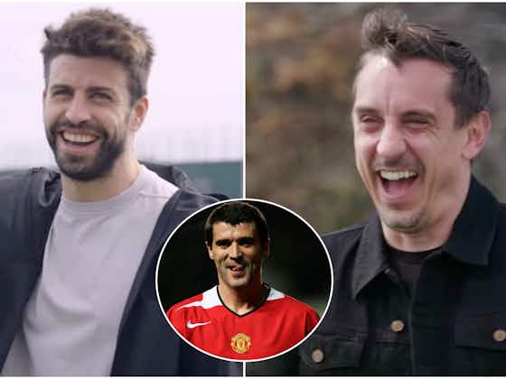 Article image:Roy Keane: Pique tells Neville hilarious Man Utd story that had him scared seven years later