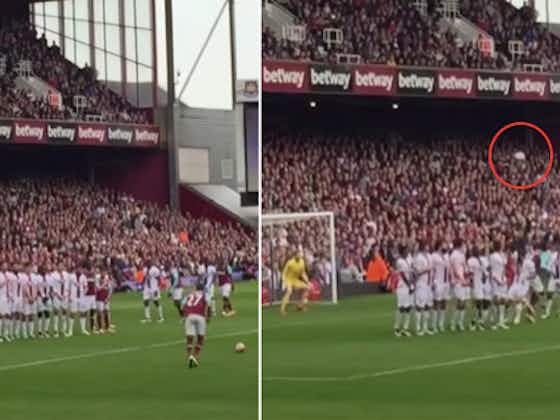 Article image:Dimitri Payet: Fan footage of his insane free-kick for West Ham v Palace