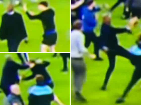 Article image:Patrick Vieira: Crystal Palace boss clashes with Everton fan after Premier League match