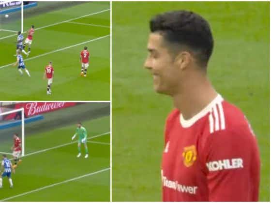 Article image:Man Utd: Cristiano Ronaldo could only laugh in 4-0 Brighton humiliation