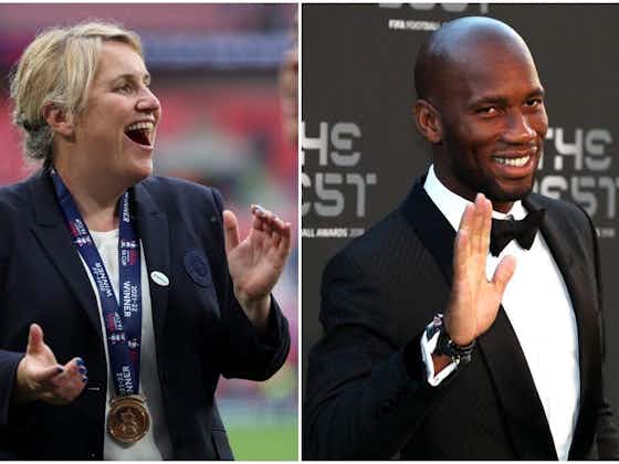 Article image:Chelsea: Didier Drogba praises Emma Hayes after Women's FA Cup win