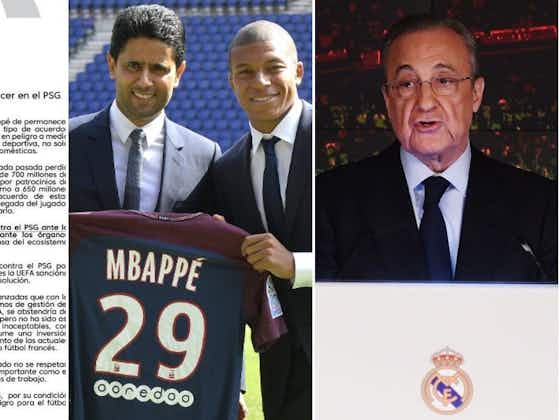 Article image:Kylian Mbappe: La Liga report PSG to UEFA as Real Madrid move is rejected