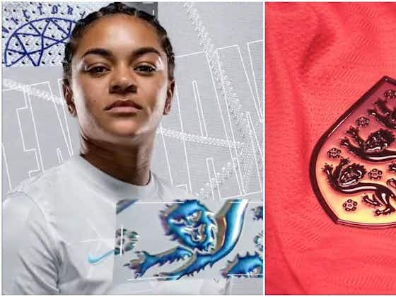 Article image:England: Nike release Euro 2022 home and away kit