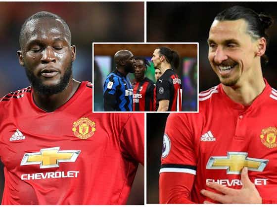 Article image:Ibrahimovic v Lukaku: Zlatan offered Chelsea man £50 for every good first touch at Man Utd