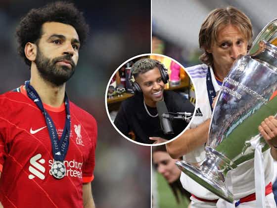 Article image:Luka Modric showed no mercy to Mohamed Salah after Champions League final - Rodrygo