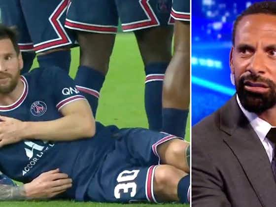 Article image:Lionel Messi: Rio Ferdinand’s reaction when PSG star laid behind wall in 2021-22 UCL