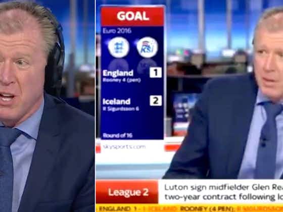Article image:Steve McClaren’s TV gold moment during England 1-2 Iceland at Euro 2016 was priceless