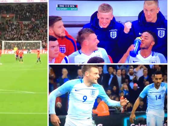 Article image:England: When Joe Hart, Jamie Vardy and co. did Mannequin Challenge v Spain