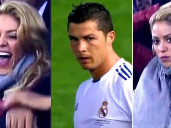 Article image:Cristiano Ronaldo made Shakira regret ’mocking’ him during El Clasico in 2011