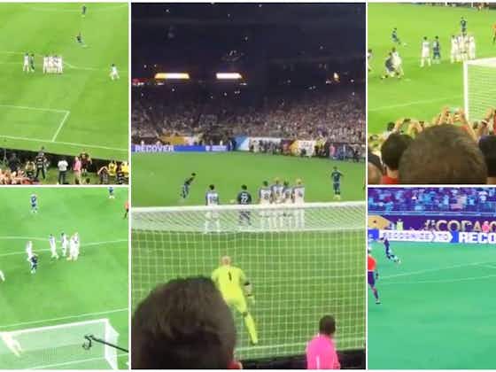 Article image:Lionel Messi: Epic fan footage of brilliant 2016 free-kick vs USA