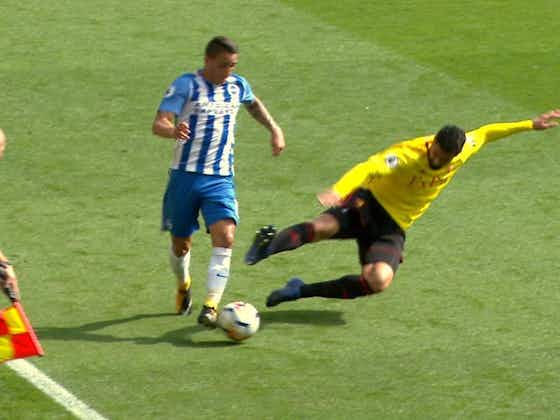 Article image:Worst tackle in Premier League history? Miguel Britos' challenge on Anthony Knockaert