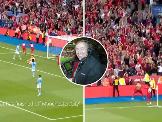 Article image:Darwin Nunez goal: Fans slate Martin Tyler's commentary for Liverpool strike v Man City