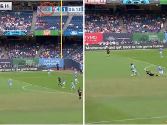 Article image:Best first touch ever? Talles Magno for New York City FC vs Inter Miami