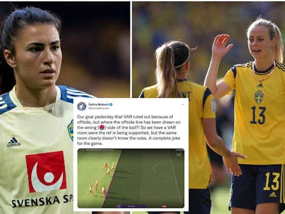 Article image:Euro 2022: Chelsea's Zećira Mušović slams VAR decision from Sweden vs Switzerland