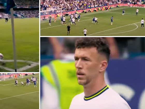 Article image:Ivan Perisic corners: Spurs man took set pieces with both feet vs Chelsea
