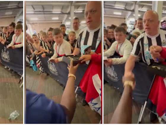 Article image:Allan Saint-Maximin gifted Newcastle fan Rolex watch after Premier League opening day win