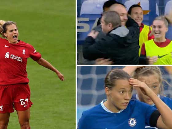 Article image:Liverpool stun champions Chelsea on emphatic return to Women’s Super League