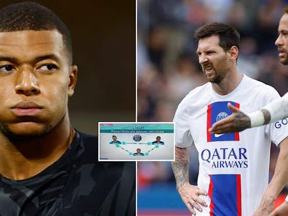 Article image:Surprising Lionel Messi, Kylian Mbappe & Neymar PSG assists graphic goes viral