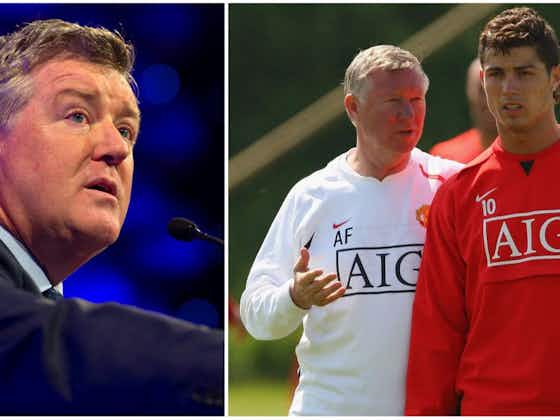 Article image:Cristiano Ronaldo: Sir Alex Ferguson went for Geoff Shreeves after diving question