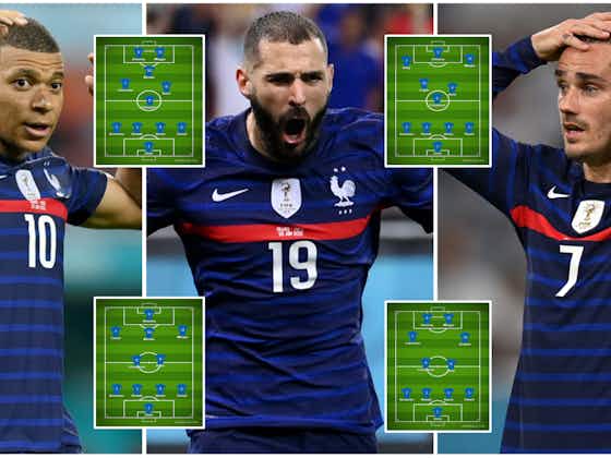 Article image:Mbappe, Benzema, Nkunku: Four scary ways France could line up at 2022 World Cup