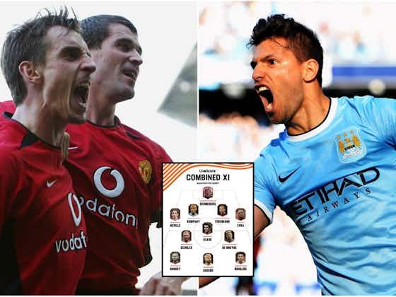 Article image:Man City v Man Utd: Manchester derby all time XI named - and it's controversial