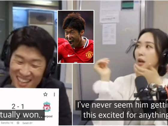 Article image:Park Ji-sung: Man Utd cult hero's reaction to 2-1 win v Liverpool was epic