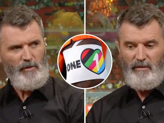 Article image:World Cup One Love armband: Roy Keane has his say on controversy
