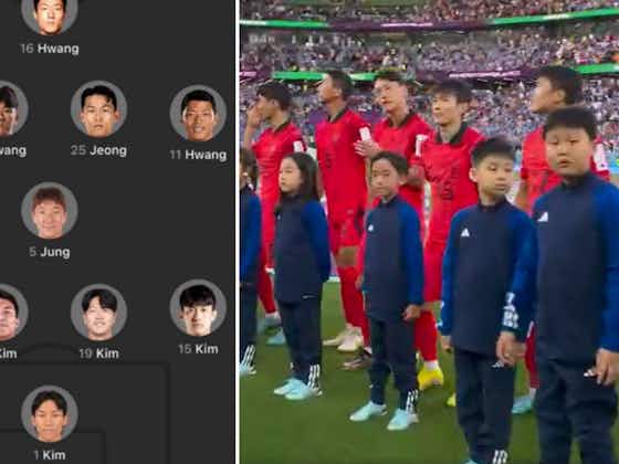 Article image:World Cup: Commentator announcing South Korea's lineup vs Uruguay goes viral
