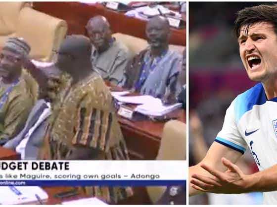 Article image:Harry Maguire: England's World Cup star was discussed in Ghana's parliament