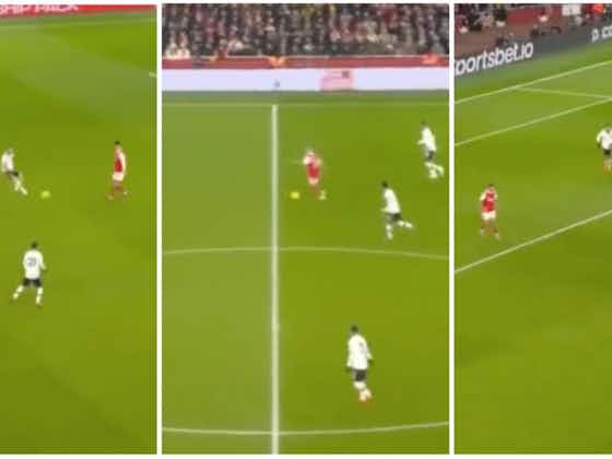 Article image:Arsenal 3-2 Man Utd: Amazing footage shows how tough it is to stop Zinchenko