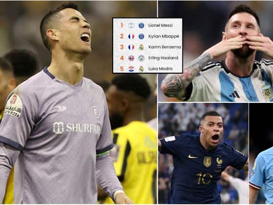 Article image:Messi, Haaland, Mbappe, Ronaldo outside top 50: The top 100 players of 2022 ranked