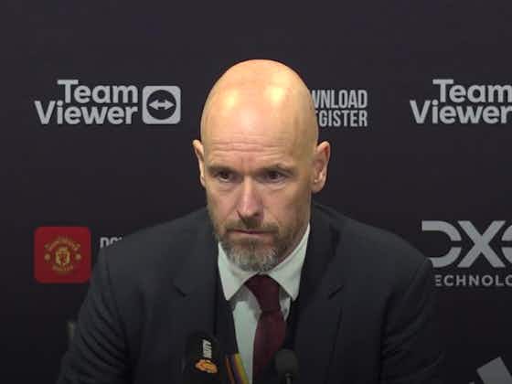 Article image:Ten Hag insists team in control during tumultuous Sheffield United win