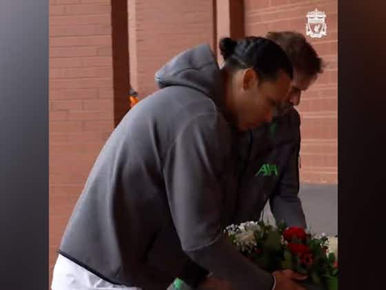 Article image:Hillsborough: Liverpool’s Klopp and Van Dijk lay wreaths on 35th anniversary of tragedy