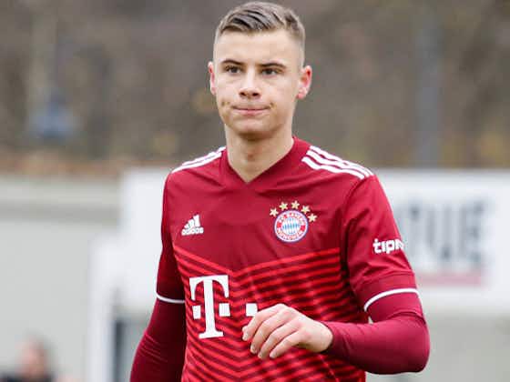 Artikelbild:FC Bayern München: Gabriel Vidović teilweise im Teamtraining dabei