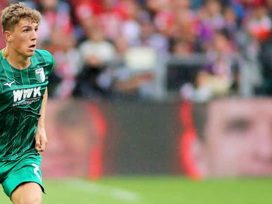 Artikelbild:FC Augsburg: Arne Engels bleibt angeschlagen in der Kabine gegen SVW