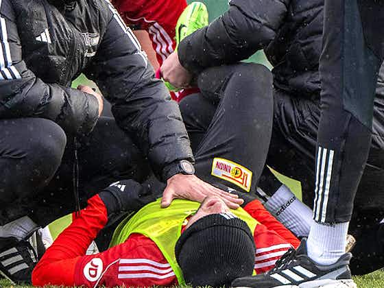 Artikelbild:1. FC Union Berlin: Benedict Hollerbach bricht Training verletzt ab