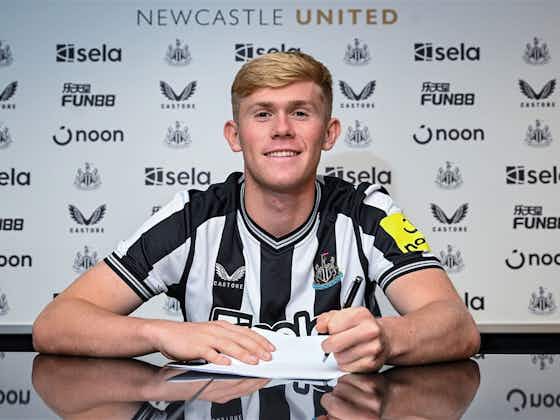 Article image:Conspiracy theorists left flailing – Lewis Hall confirmed as permanent Newcastle United signing