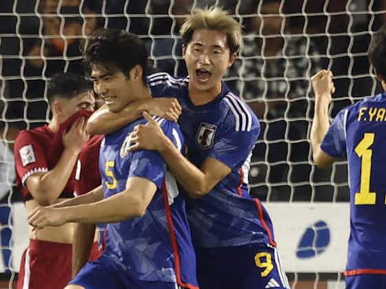 Imagem do artigo:Hasil Perempat Final Piala Asia U-23 2024: Berduel hingga 120 Menit, Timnas Jepang U-23 Tendang Qatar dengan Skor Telak