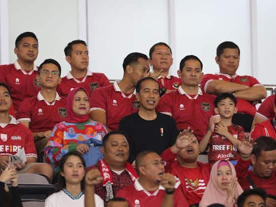 Image de l'article :Beri Ucapan Selamat, Presiden Jokowi Pesan Timnas Indonesia U-23 Harus Maksimalkan Kans ke Olimpiade Paris