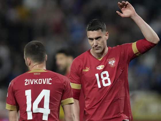 Gambar artikel:Kualifikasi Euro 2024: Dusan Vlahovic 3 Gol dalam 2 Laga, Serbia Sempurna