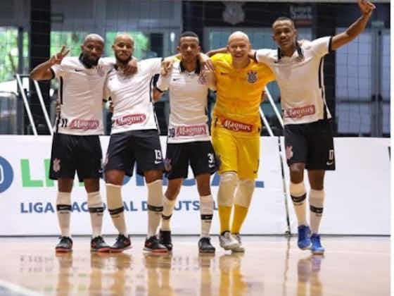 Imagem do artigo:Corinthians atropela Brasília pela Liga Nacional de Futsal