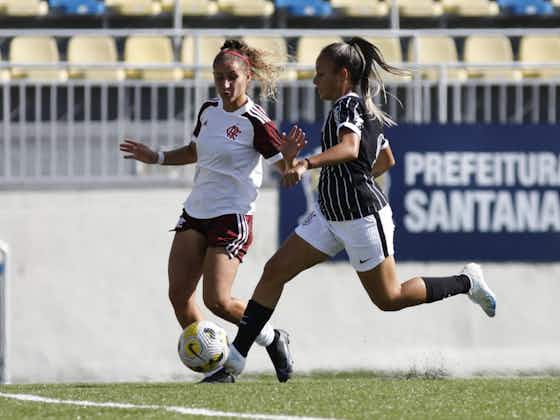 Imagem do artigo:Corinthians perde para o Flamengo e sai em desvantagem na segunda fase do Brasileirão Feminino Sub-20