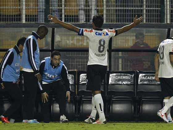 Imagem do artigo:Último gol de Paulinho em sua primeira passagem pelo Corinthians completa nove anos nesta quarta