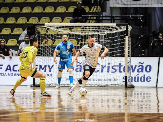 Imagem do artigo:Corinthians recebe a AABB pelas quartas de final do Paulistão de Futsal