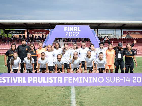Imagem do artigo:Corinthians perde para Ferroviária e é vice-campeão do Festival Paulista Sub-14 Feminino