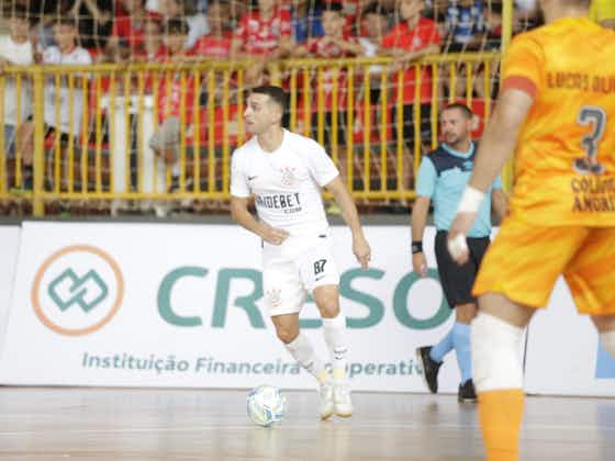 Imagem do artigo:Corinthians busca primeira vitória na LNF em confronto contra Pato Futsal